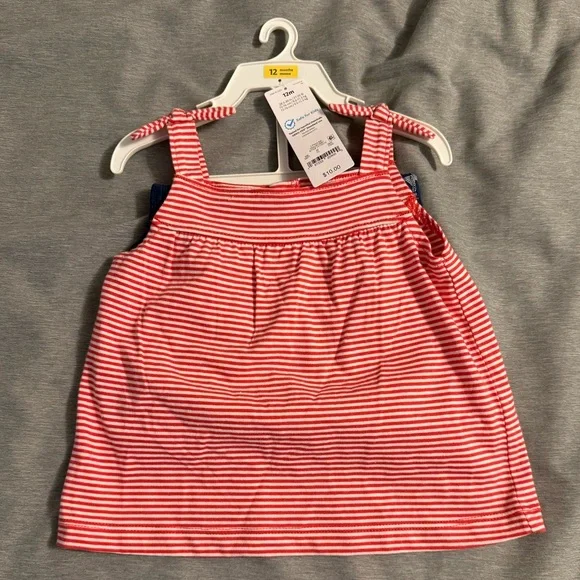 Carter's Striped Red and White Camisole - Picture 3 of 6